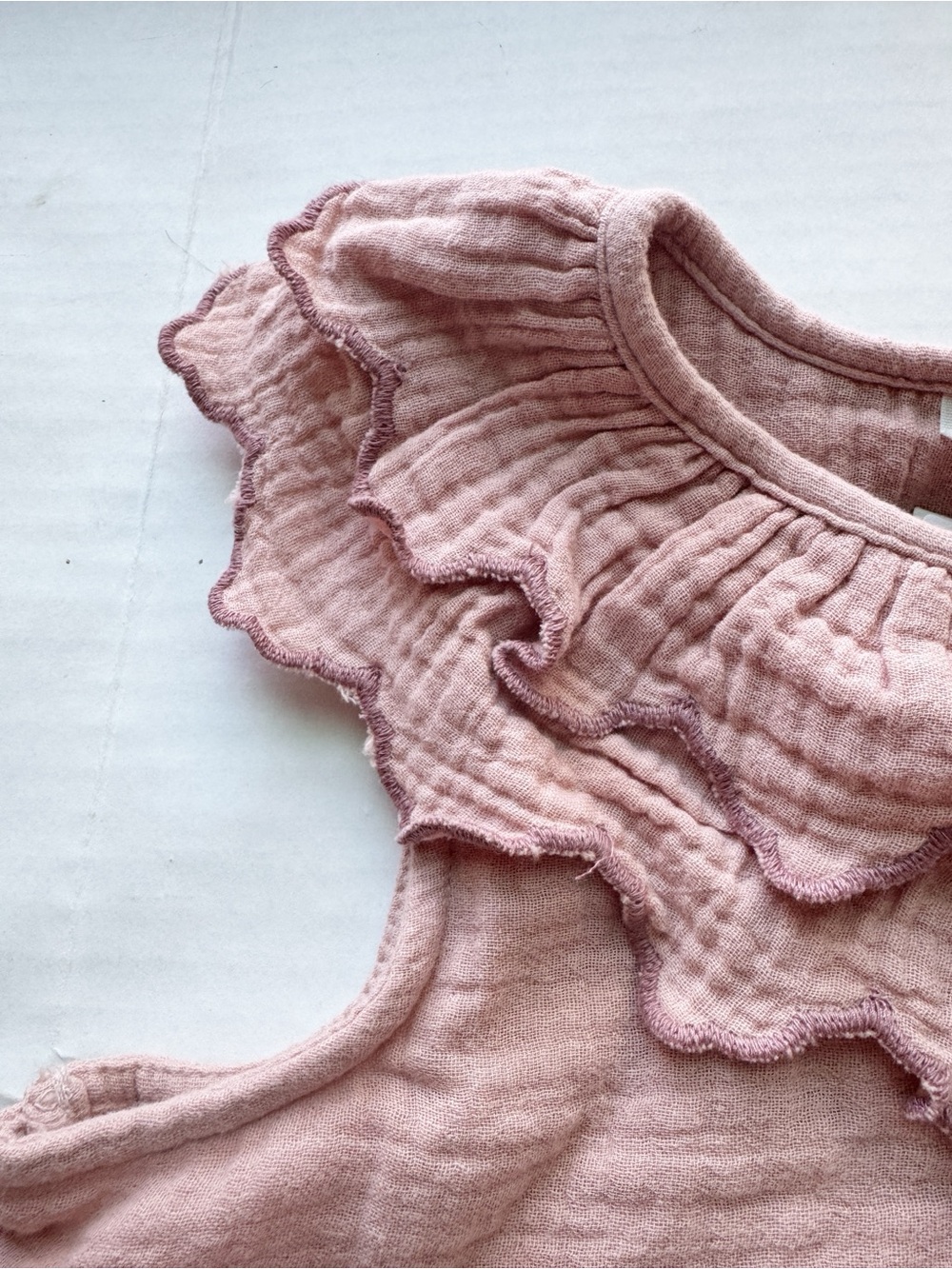 Organic Cotton Muslin
Collared Dress in Dusty Pink NWT - Picture 7 of 16